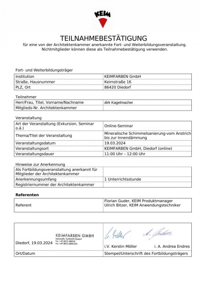 Mineralische Schimmelsanierung vom Anstrich bis zur Innend&auml;mmung